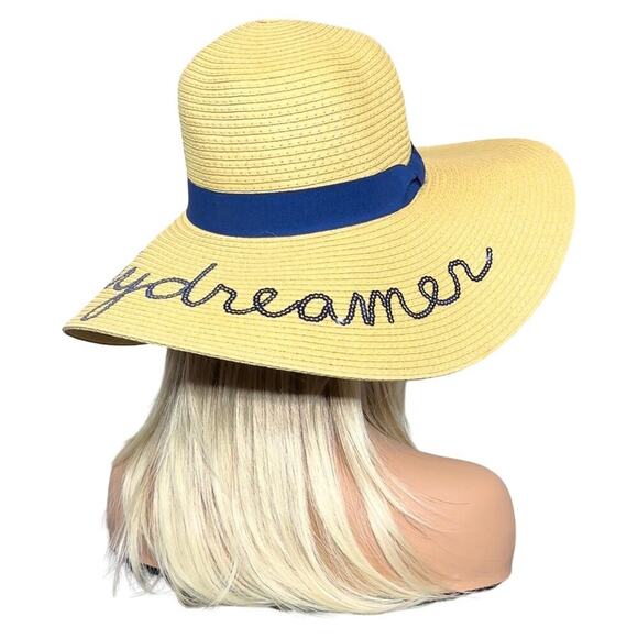 Large Brim Beach Sun Hat "Daydreamer" - Picture 9 of 12